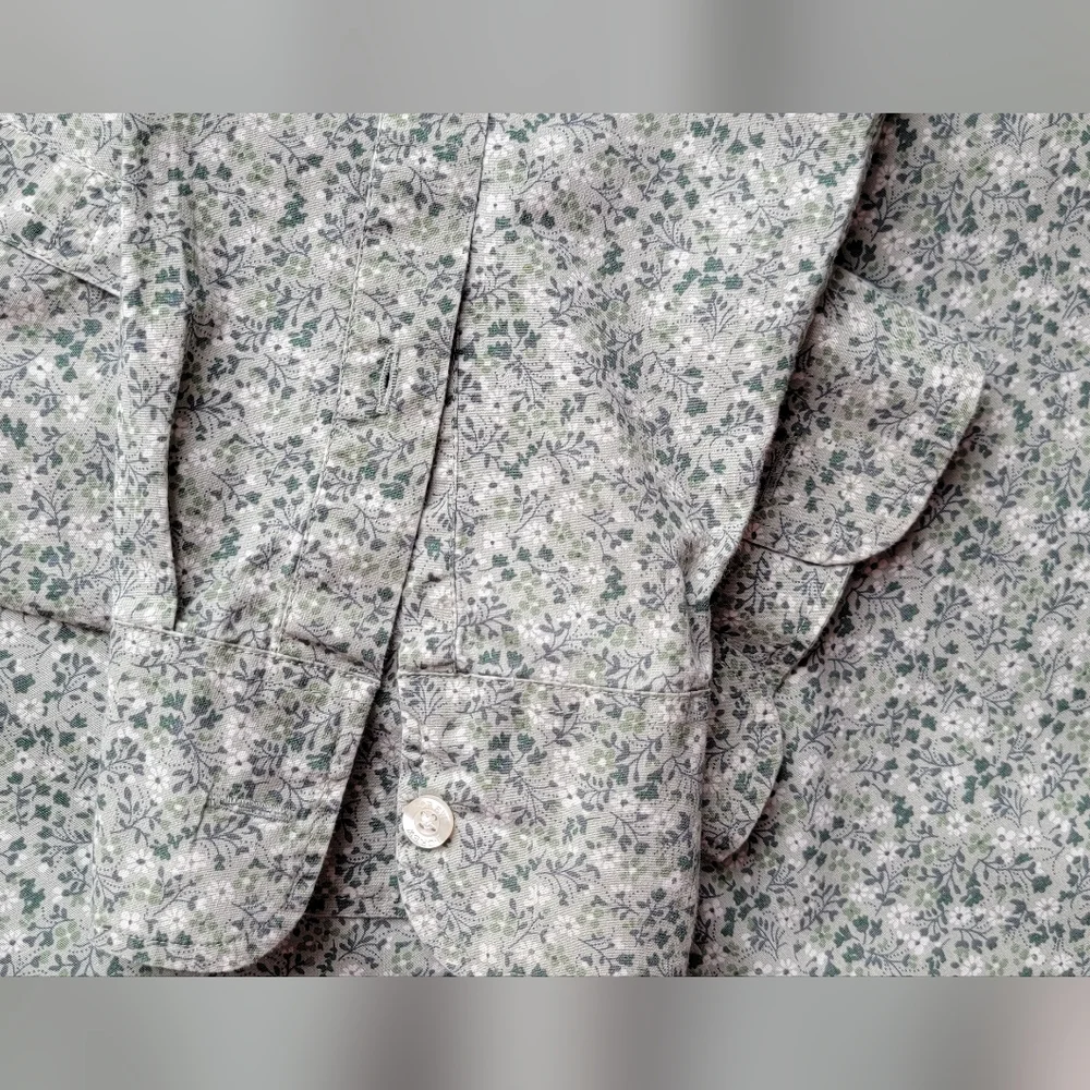 Men's Floral Patterned Shirt - Picture 4 of 9